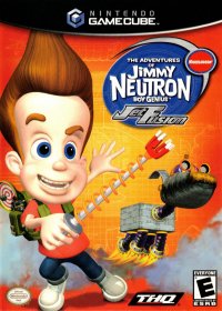 Jimmy Neutron Jet Fusion Gamecube US box art